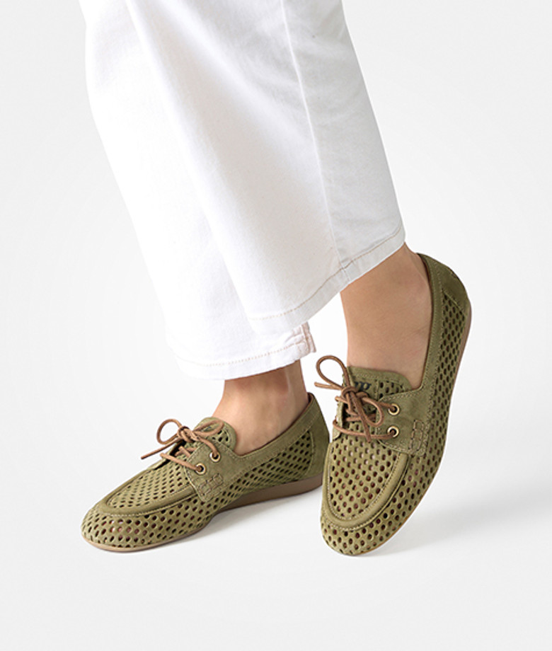 Paul Green 1218-049 Slipper & Mokassin in grün