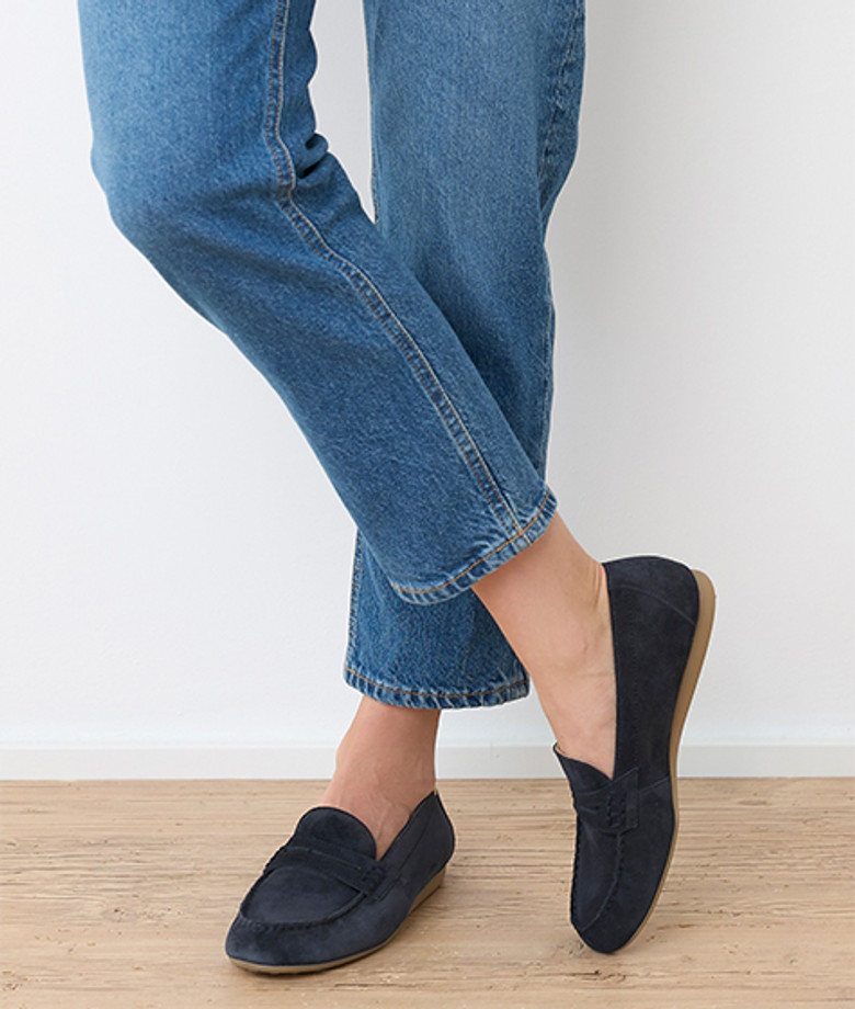 Paul Green 1188-029 Slipper & Mokassin in blau