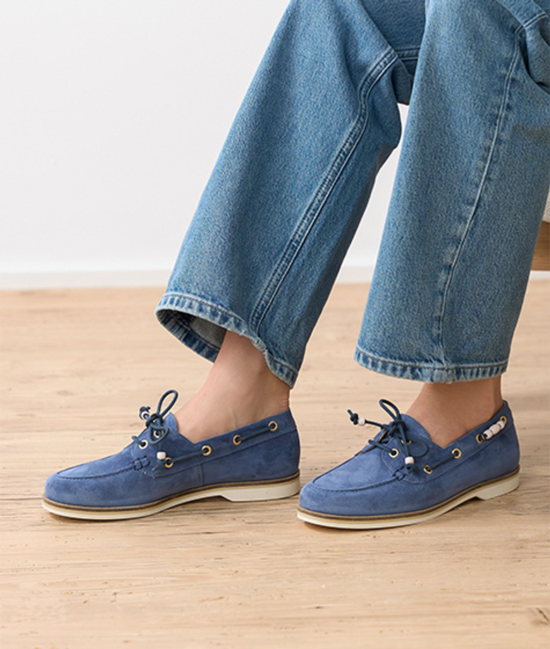 Paul Green 1214-039 Slipper & Mokassin in blau