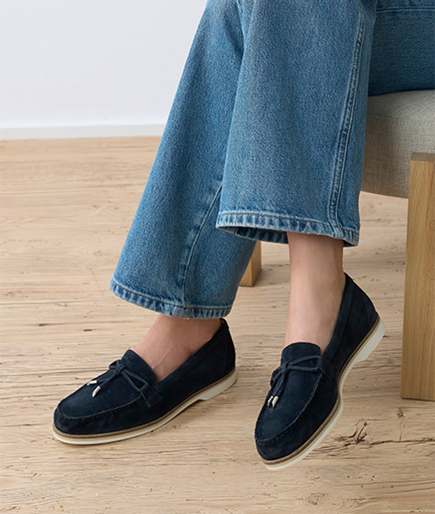 Paul Green 1202-069 Slipper & Mokassin in blau