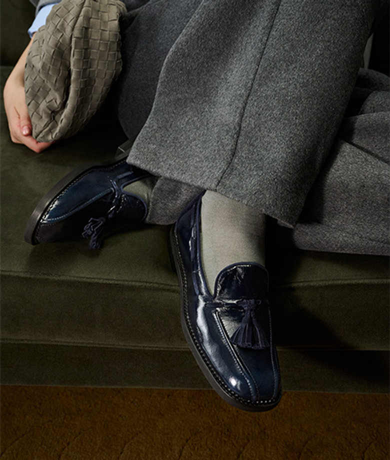 Donna Carolina KALI JOY BRILL NAVY 58.778.090-001 Slipper & Mokassin in blau
