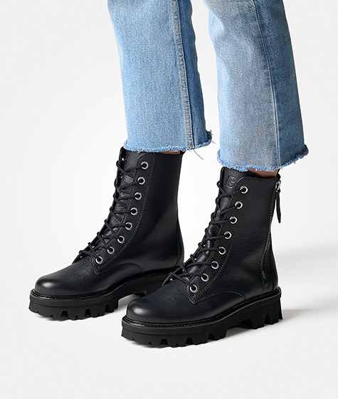 Paul Green 8146-006 Lace-up boots in black buy online