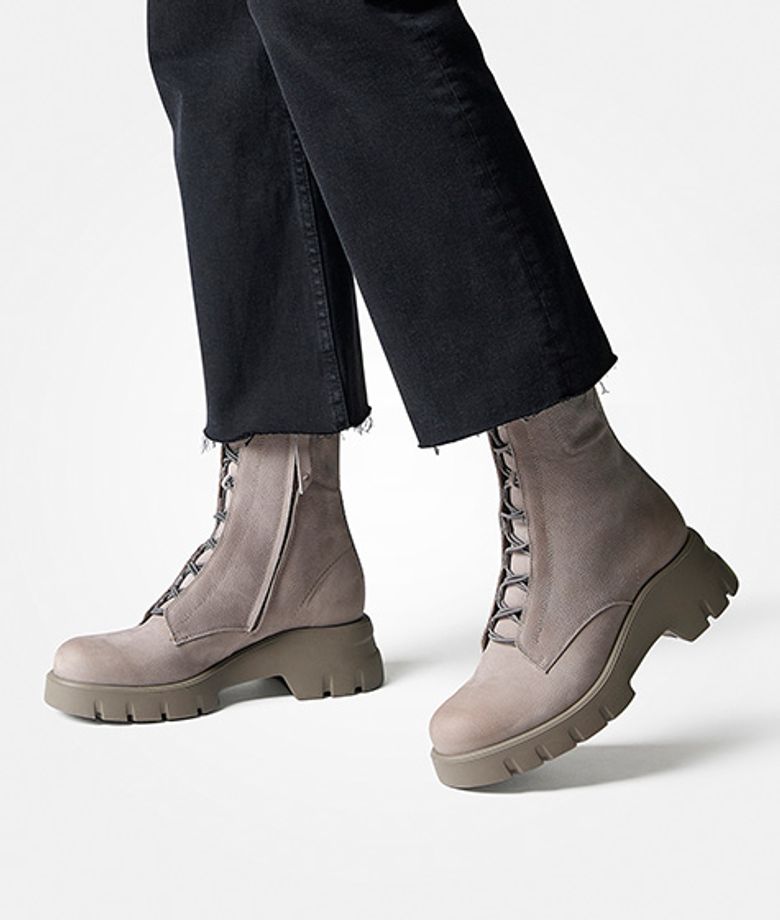 Paul Green 8216-016 boots in gray