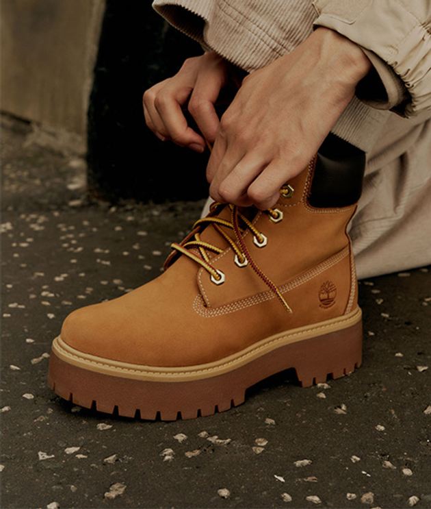 Timberland A5RJD Stone Street 6in WP WHEAT Boots in brown