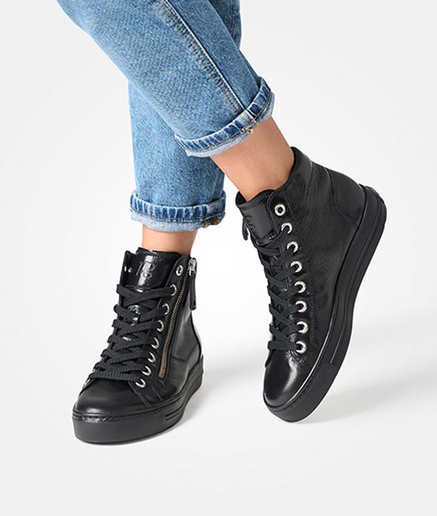 Paul Green 4024-348 sneaker in black
