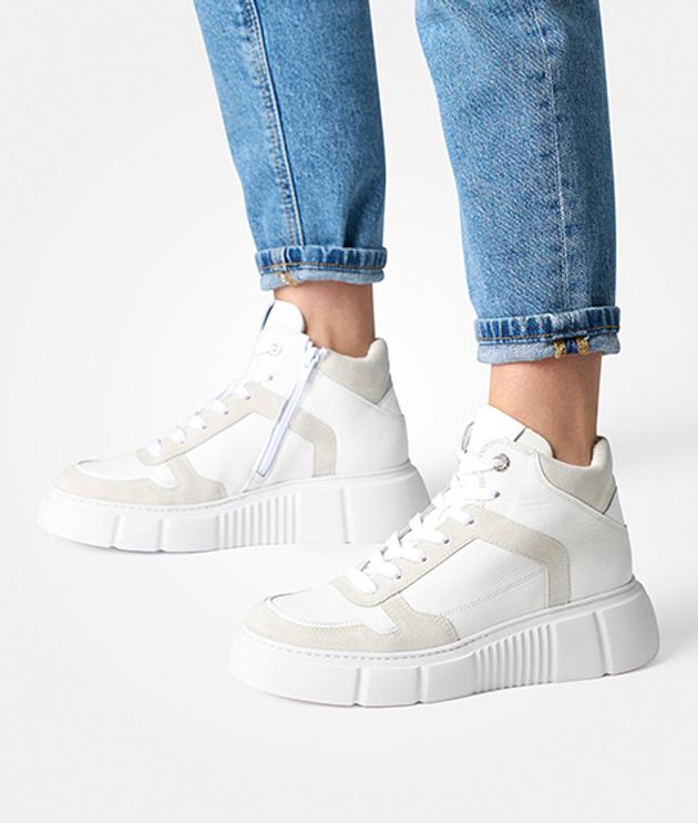 Paul Green 5407-068 sneaker in white