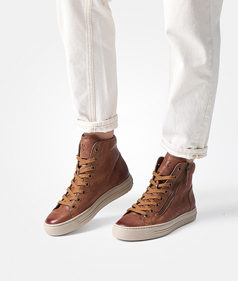 Paul Green 4024-358 sneaker in brown