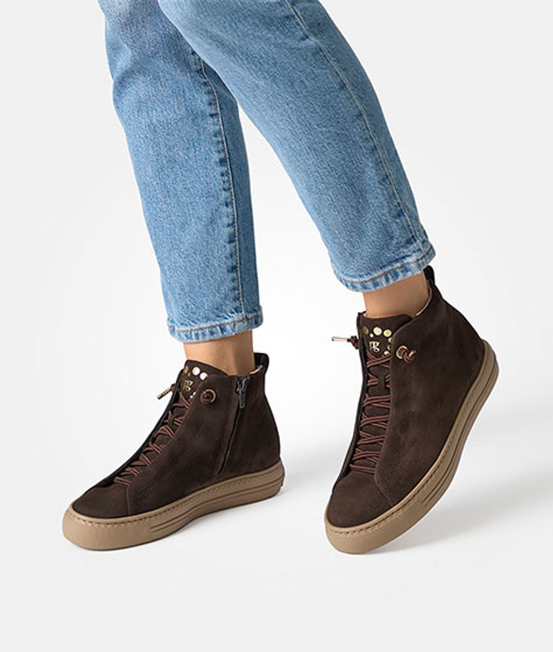 Paul Green 5283-128 sneaker in brown