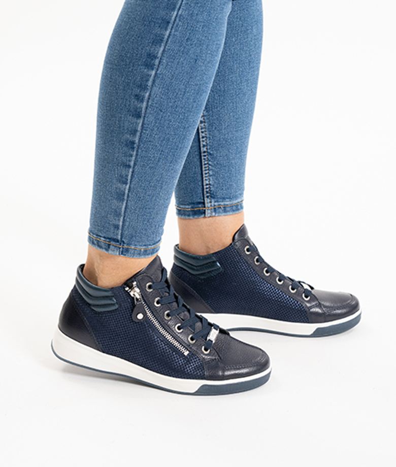 Ara 24499-22 ROM-ST-HIGH-SOFT sneaker in blue