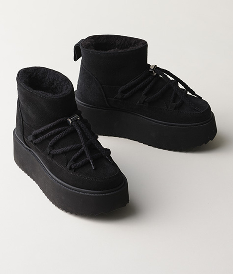 INUIKII 1001.006.0012.000 CLASSIC LOW PLATFORM warm lining in black
