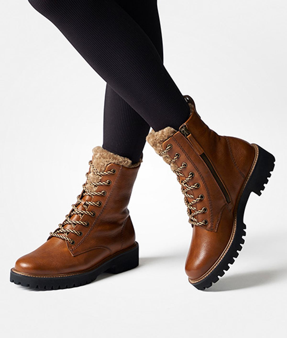 Boots Paul Green Ballerina Shoes Paul Green 8175-006 Warm Lining