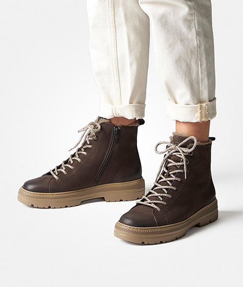 Buy Lace up boots for Women in brown online