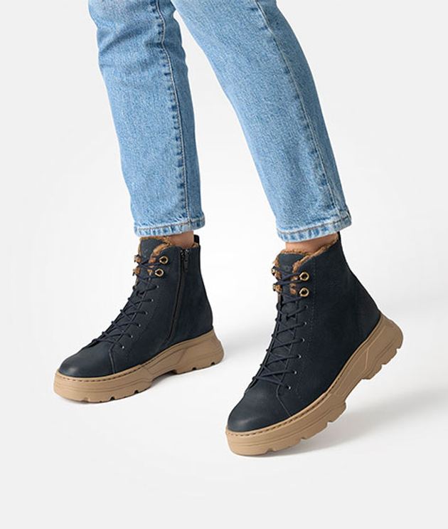 Paul Green 5497-028 warm lining in blue