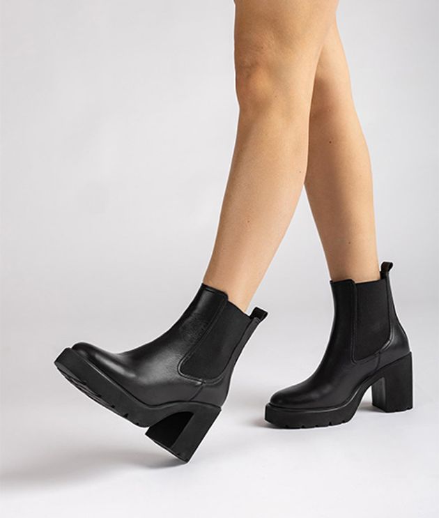 Unisa KLINO_STT BLACK ankle boots in black