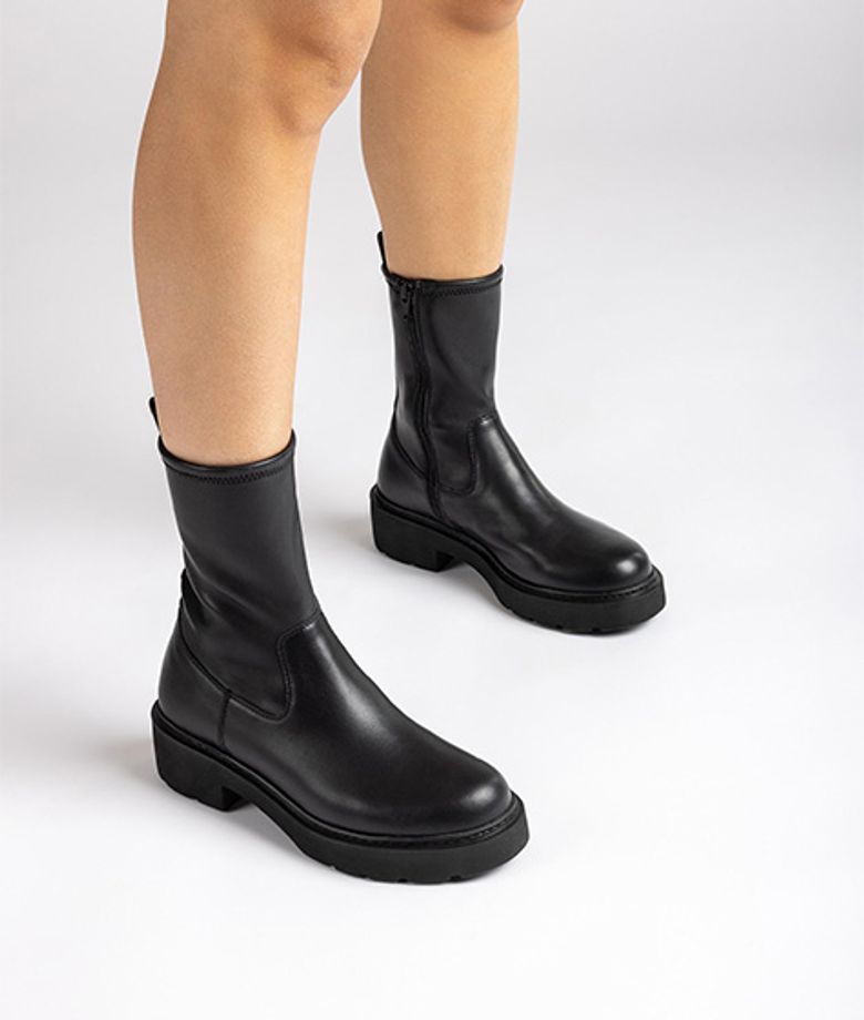 Unisa JEKERI_STT_STE BLACK ankle boots in black