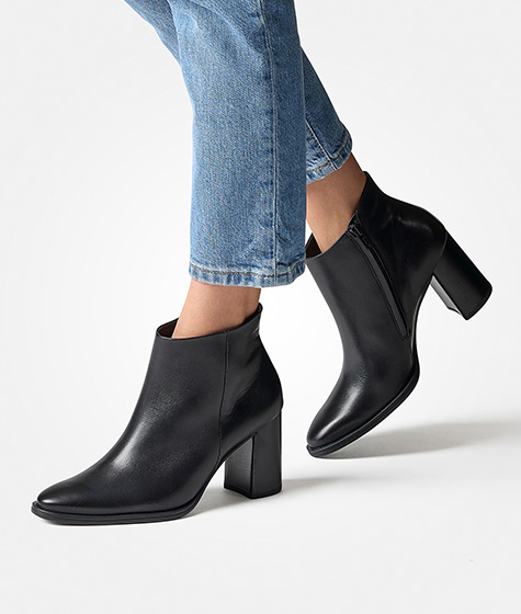 Paul Green 3809-014 Pumps Donna Pelle Scamosciata Nero - Tacco A Blocco, Punta, Taglia 40 EU, Larghezza Normale