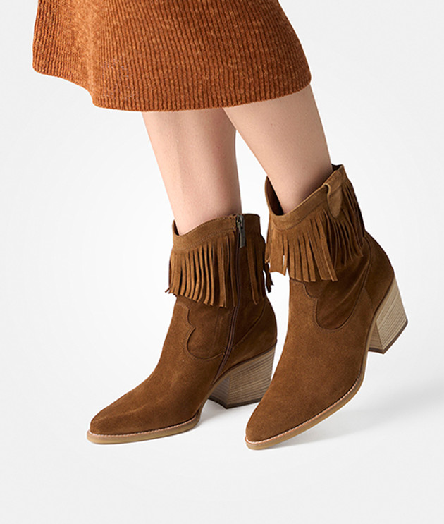 Paul Green 8249-009 ankle boots in brown