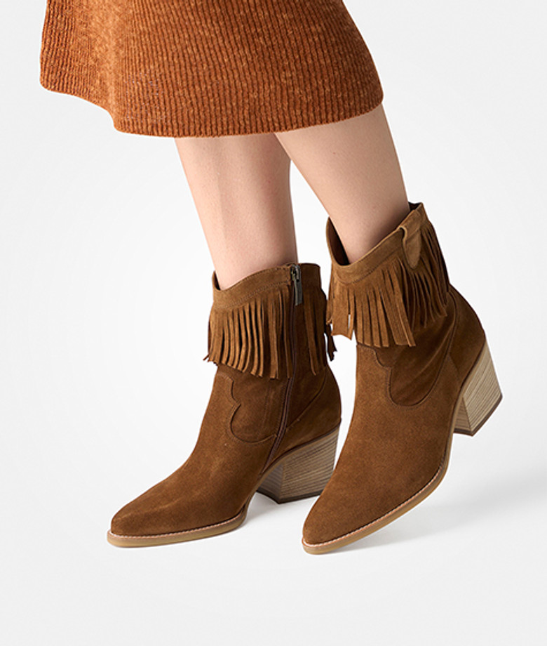 Paul Green 8249-009 ankle boots in brown