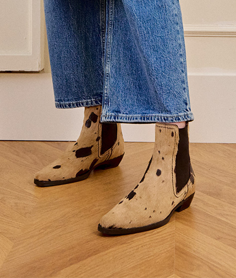 Unisa FLIPA_SPO TOPO Ankle Boots in Brown