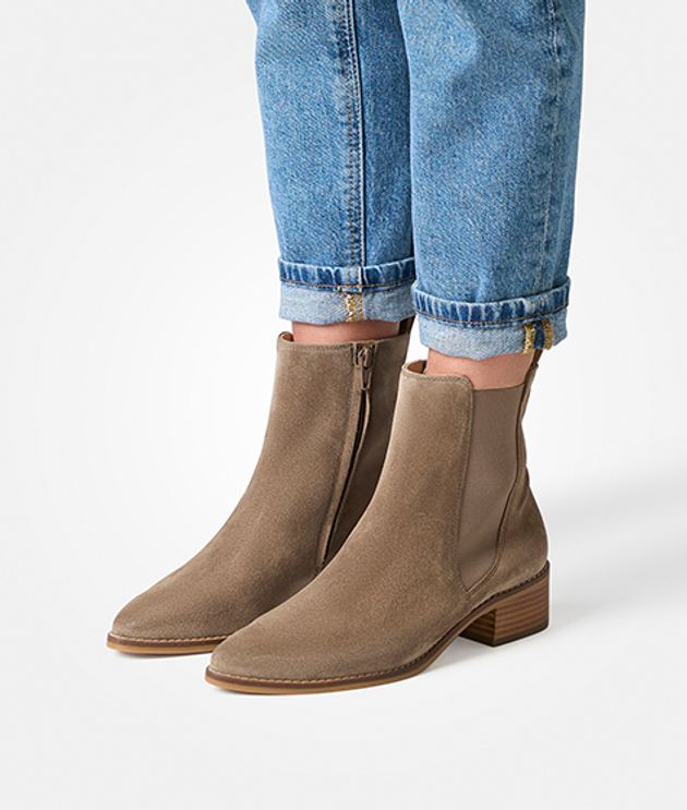 Paul Green 8271-018 ankle boots in beige