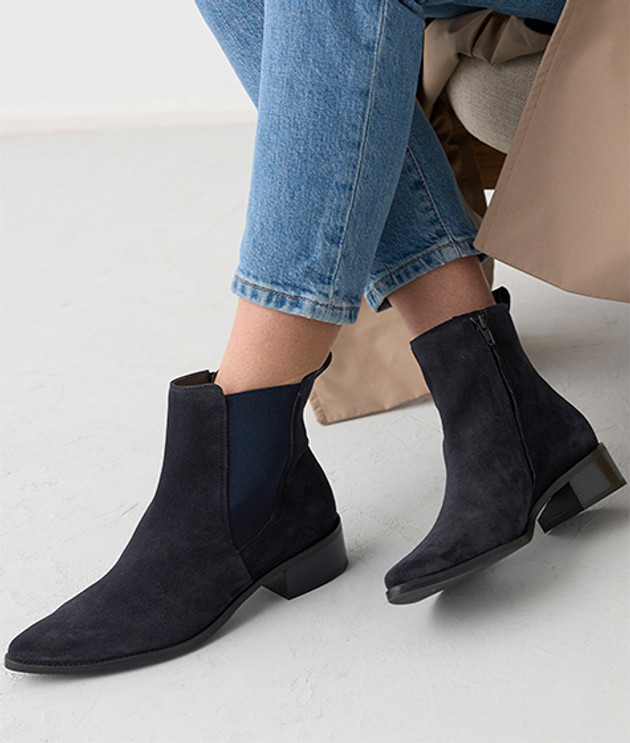 Paul Green 8271-074 Ankle Boots in Blue