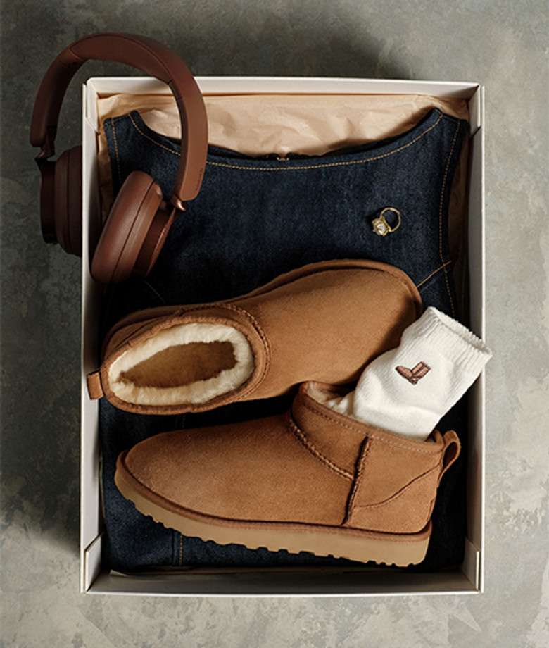 UGG CLASSIC ULTRA MINI warm lining in brown