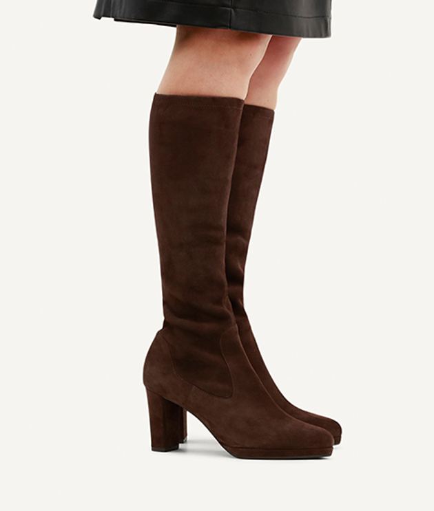 Peter Kaiser 75524 LEDER STRETCH boots in brown