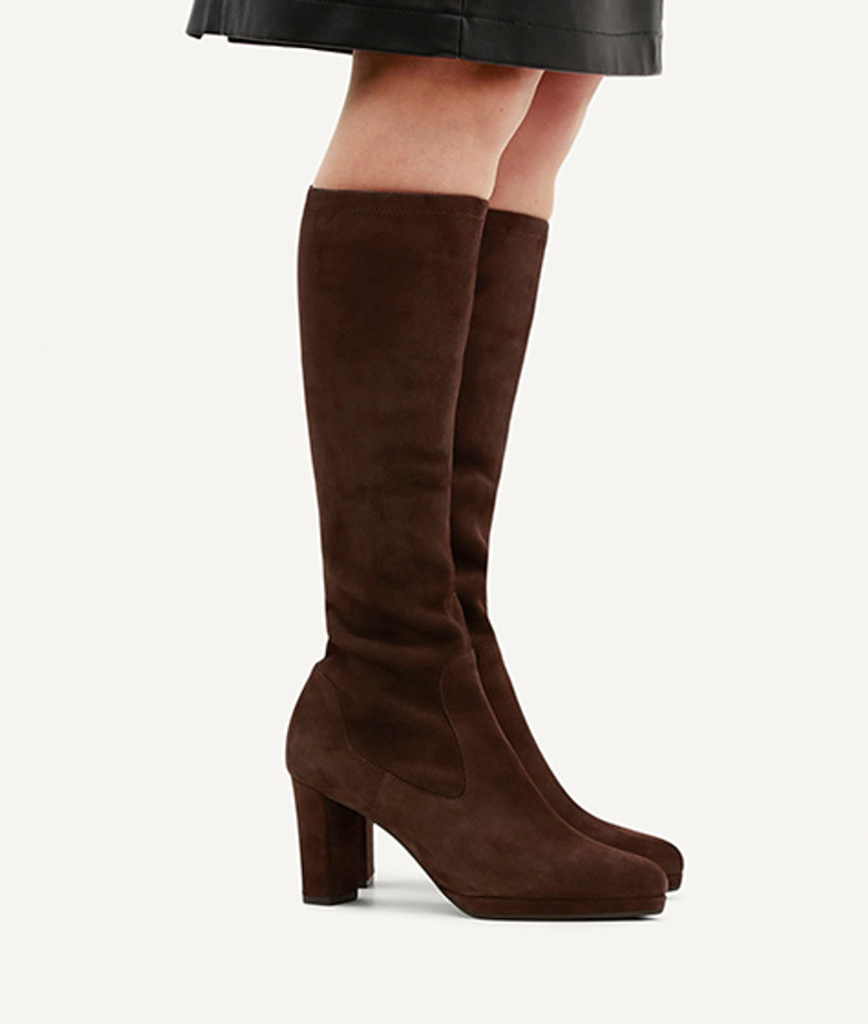 Peter Kaiser 75524 LEDER STRETCH boots in brown