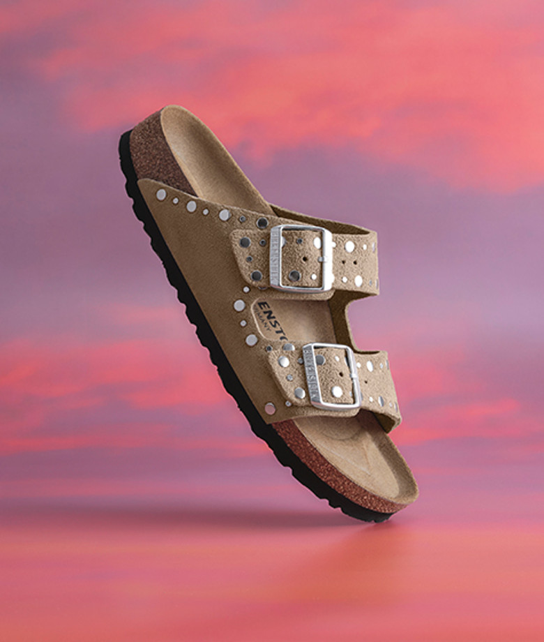 Birkenstock 1029390 ARIZONA RIVET SUEDE Sandaletten in braun