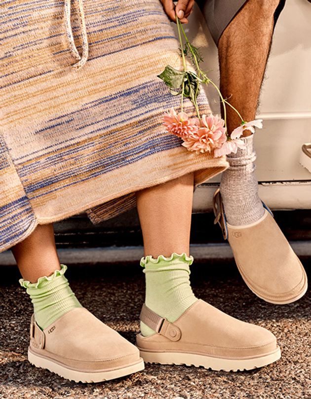 UGG 1138252-DRI GOLDENSTAR CLOG sandals in beige