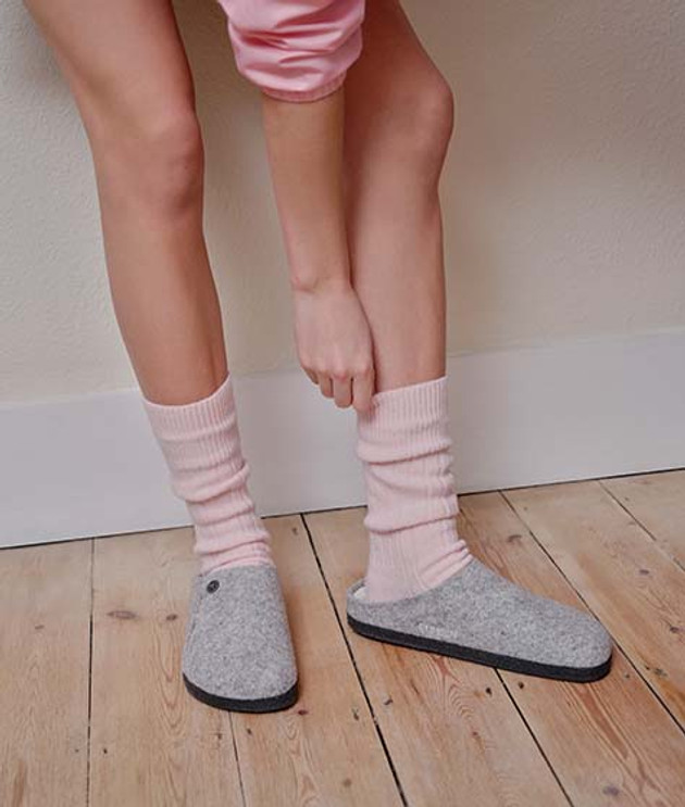 Birkenstock 1015086 ZERMATT Slippers in Gray