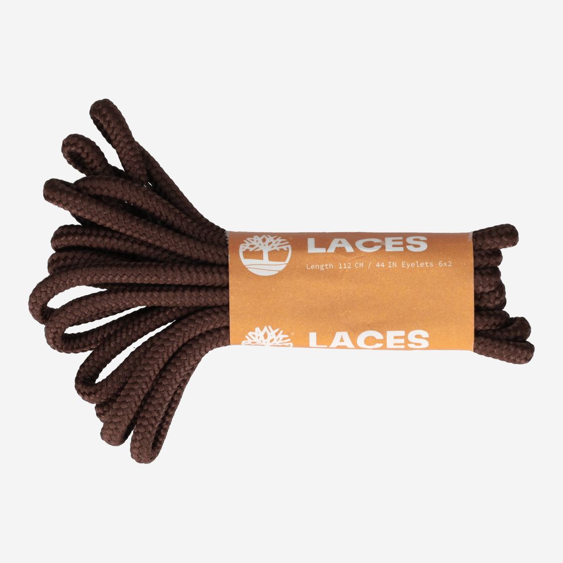 Timberland HIKER LACES 112cm - Dark brown - Back view