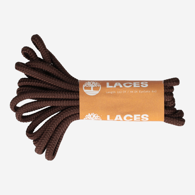 Timberland HIKER LACES 112cm - Dark brown - Back view