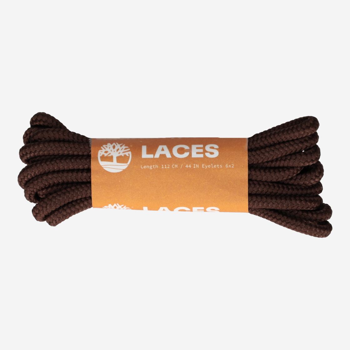 Timberland HIKER LACES 112cm - Dark brown - Front view