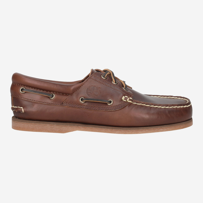 Timberland PADDED COLLAR BOAT SHOE - Brown - Back view