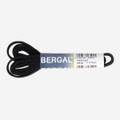 Bergal flat black - Black - Back view