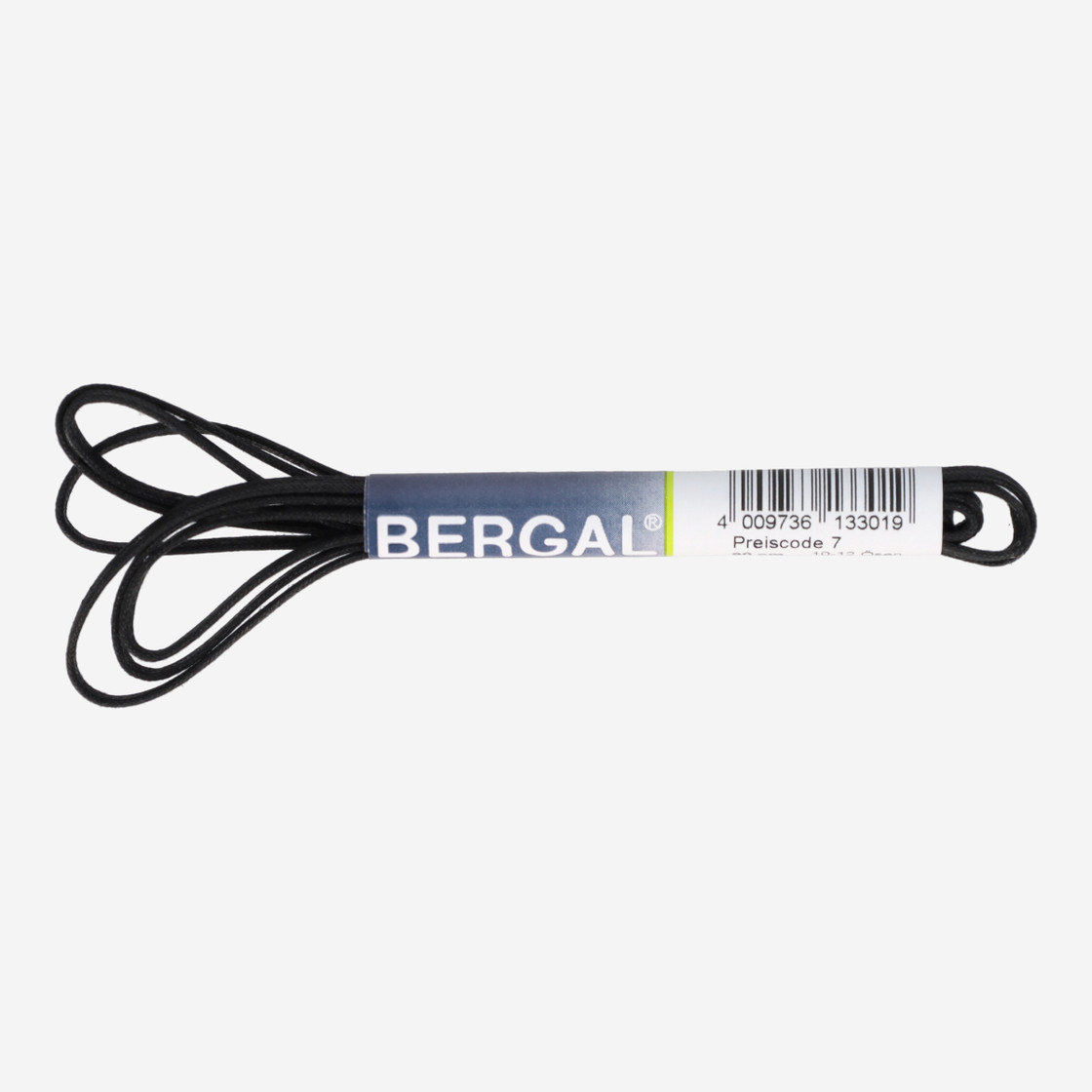 Bergal flat thin waxed black - Black - Back view
