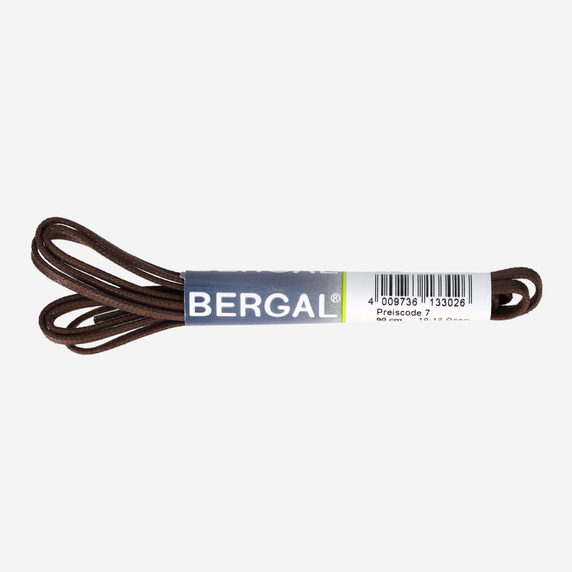 Bergal flat thin waxed brown - Dark brown - Back view