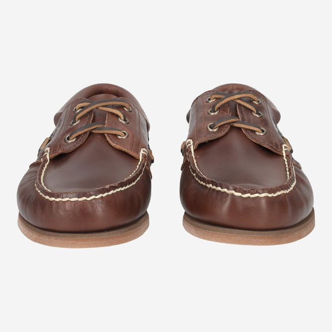 Timberland PADDED COLLAR BOAT SHOE - Brown - Front view