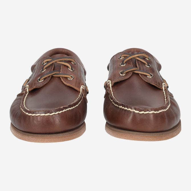 Timberland PADDED COLLAR BOAT SHOE - Brown - Front view