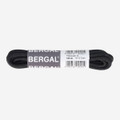 Bergal round thick waxed black - Black - Front view