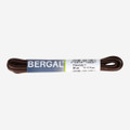 Bergal flat thin waxed brown - Dark brown - Front view