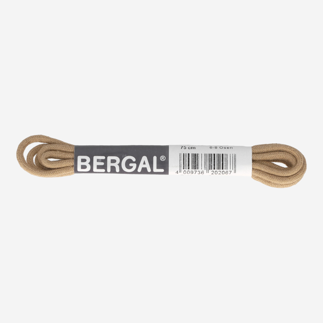 Bergal Round beige - Beige - Front view