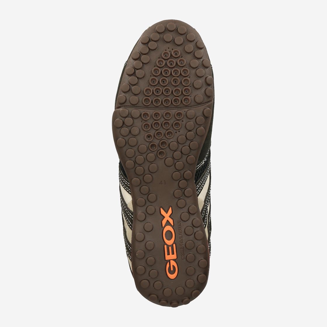 Geox SNAKE - Dark gray, white - Top view