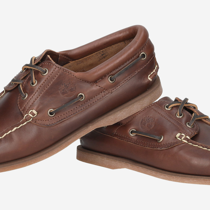 Timberland PADDED COLLAR BOAT SHOE - Brown - Special image
