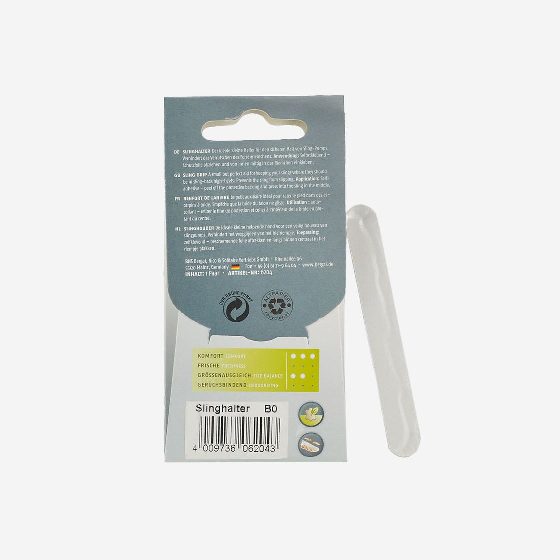 Bergal Sling Holder - Neutral - Front View