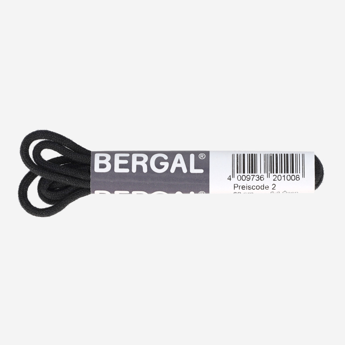 Bergal Round black - Black - Rear view