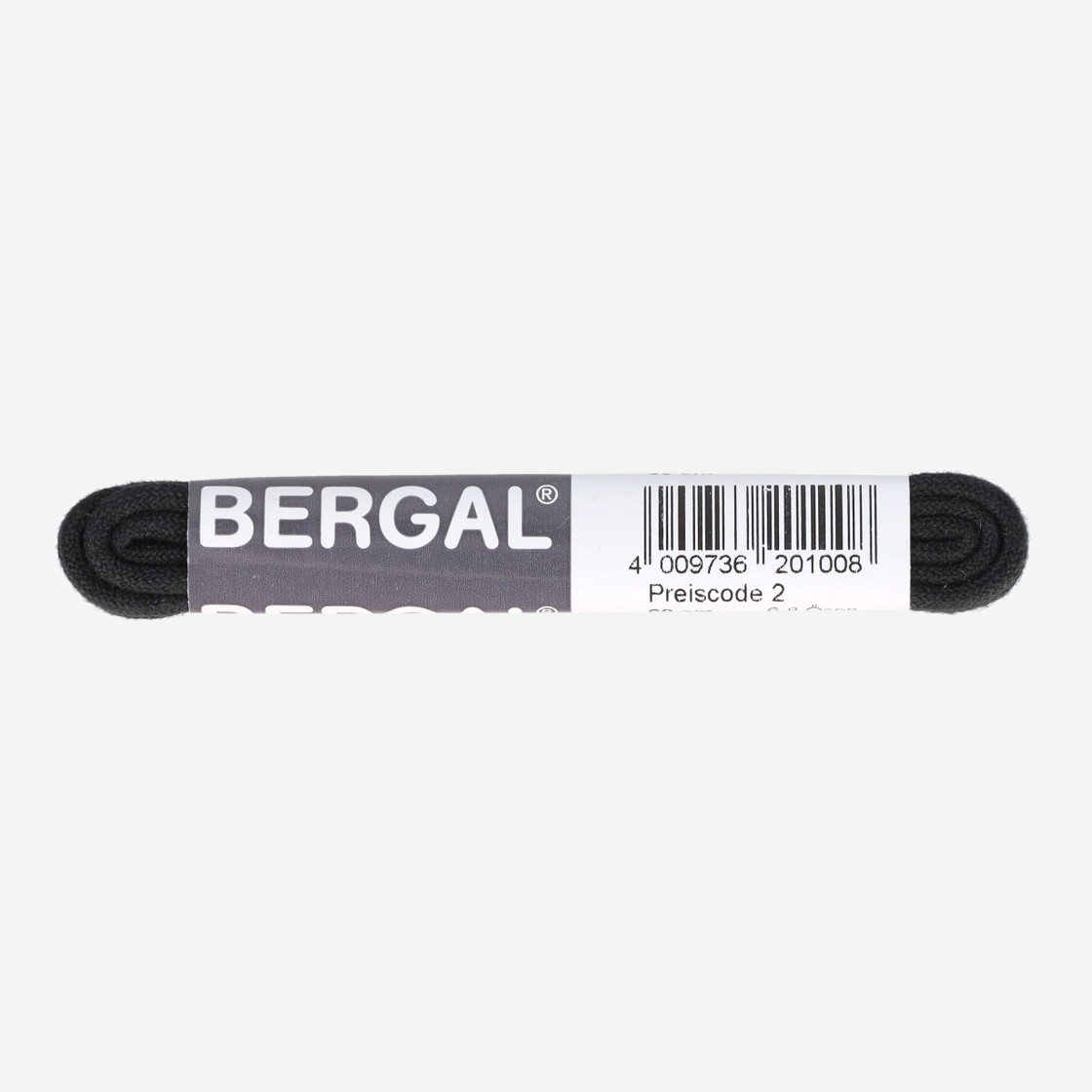 Bergal Round black - Black - Front view