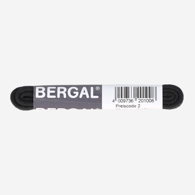 Bergal Round black - Black - Front view