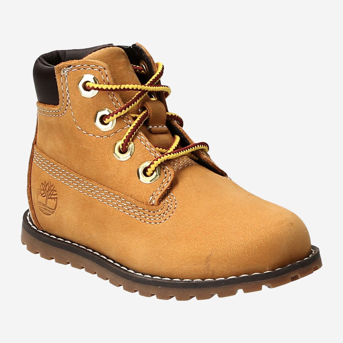 Timberland Pokey Pine 6In Boot with Side - Brown - Front View